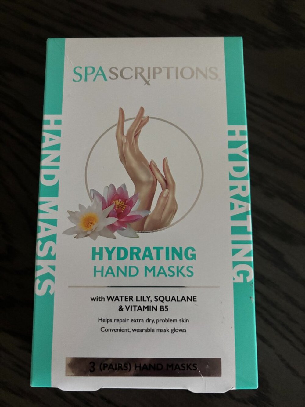 SpaScriptions Hand Masks NWT 3 Pairs